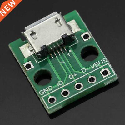 5pcs Female MICRO USB To Dip 5-Pin Pinboard Type B Plug Adap