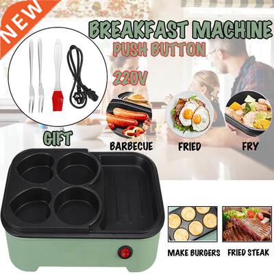 700W 220V 2 IN 1 Electric Hot Pot Cooker BBQ Grill