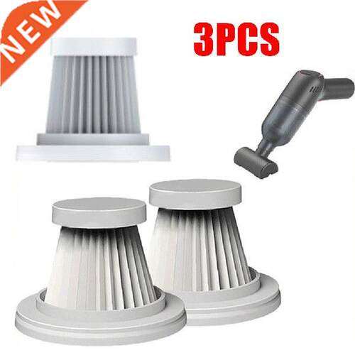 3pcs Filters For -8000 Handheld Car Cordless Vacuum