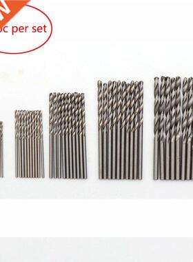 50Pcs HSS Titanium Coated Drill Bits High Speed Steel Drill
