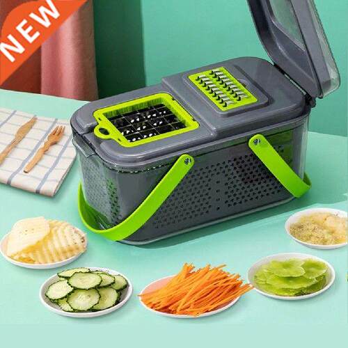 22pcs Set Multifunctional Vegetable Cutter Shredders Slicer
