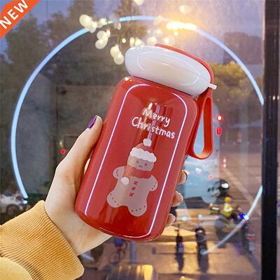 330mL Christmas Insulated Water Bottles Leakproof Stainless
