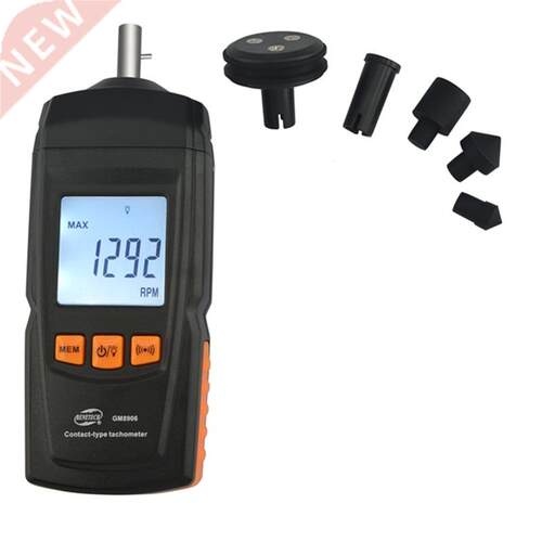 Digital Contact Tachometer Rotate Speed Linear Velocity Moto