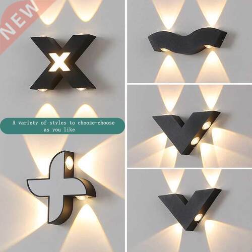 IP65 outdoor waterproof wall light 220V 4W/6W/7W LED light v