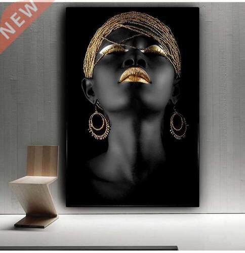 Wall Art Picture for living room Contemplator Black African