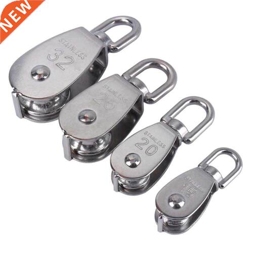 4pcs M15/M20/M25/M2 Single Wheel Swivel Lifting Rope Pulley