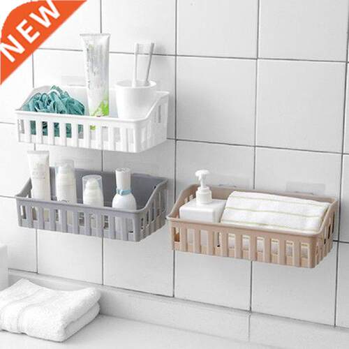 Bathroom Shelf Bathroom Aesive Storage Rack Kitchen Home