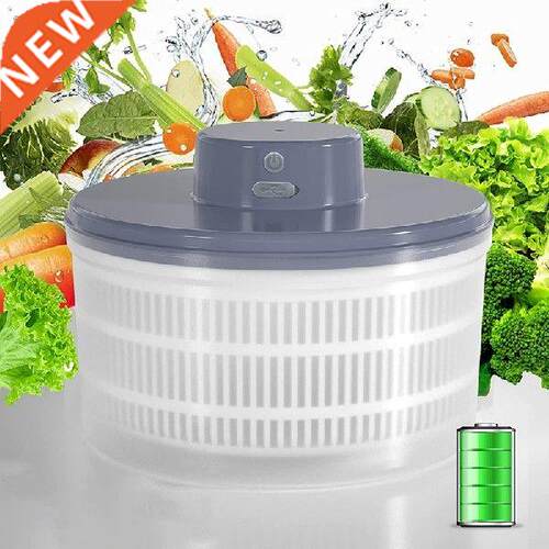Electric Salad Spinner-Lettuce Vegetable Dryer, USB