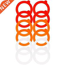 12 Pieces Silicone Jar Gasket Replacement Jar Seal,