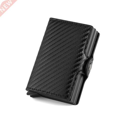 New Carbon Fiber Men Wallet RFID anti-theft Slim Wallets For