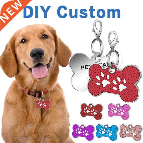 Personalized Dog Tags Engraved dog Pet ID Name Collar Tag