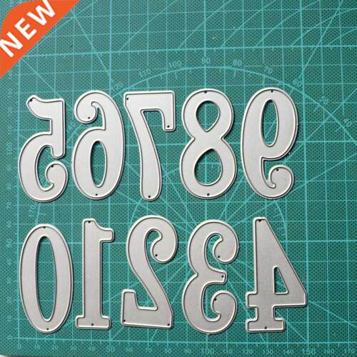 Big Digital Set Die Cut Numeral Metal Cutting Dies Stencil S - 封面