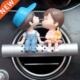 Car Girl Air Vent Figurines Lovely Couple Boy Perfume Clip