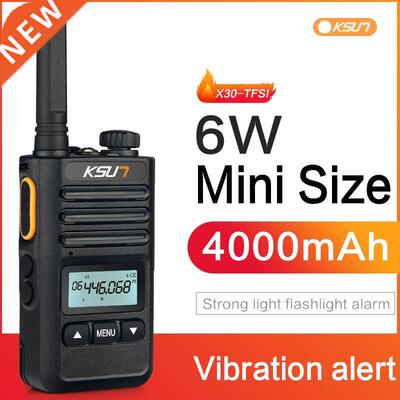 KSUN Mini Walkie Talkie Professional Handheld Two Way Ham Ra