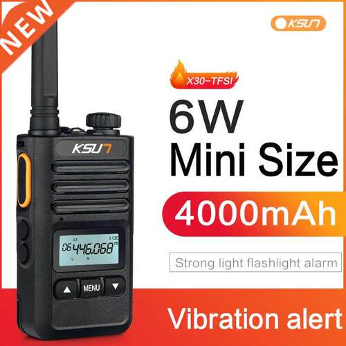 KSUN Mini Walkie Talkie Professional Handheld Two Way Ham Ra