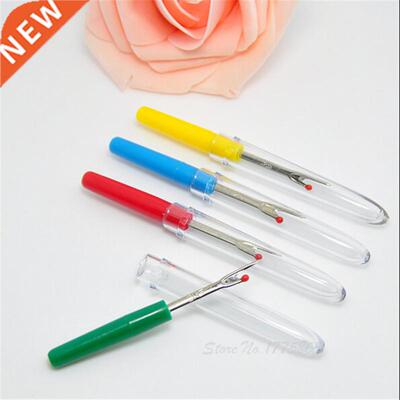 (1Pack)=4Pc Plastic Handle Craft Thread Cutter Seam Ripper S