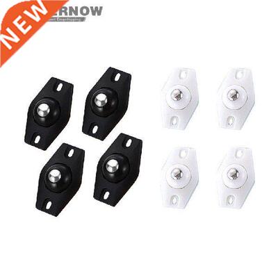 4Pcs Adhesive Universal Storage Box Caster Pulley Stainless