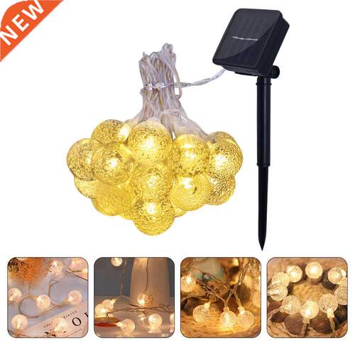 1Pc LED String Light Solar String Light Large Bubble Beads
