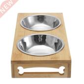 ?ift dayan?kl? evcil hayvan ?anak Paslanmaz kaseleri ?elik