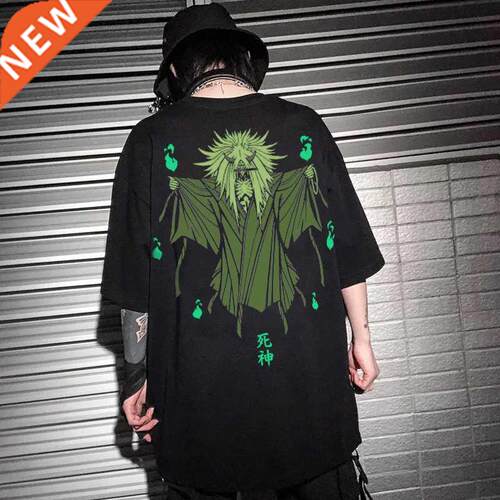 Japanese Anime Devil Printed Short sleeve T Shirts 2021 grim