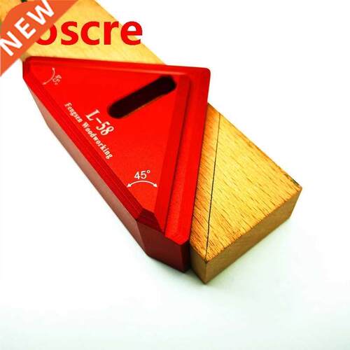45 Degree Woodworking Scribe Mark Line Gauge Aluminum Alloy