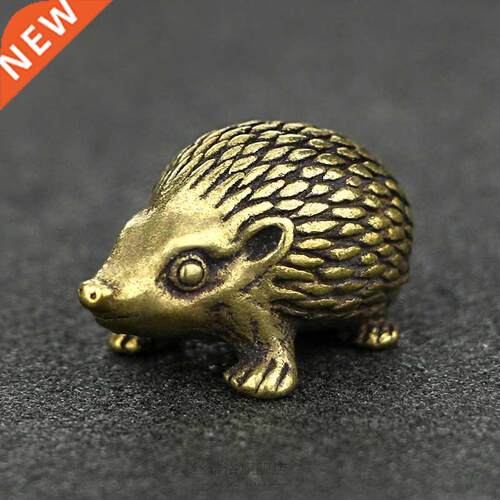 Mn Cute s Hedgehog Vntage Anmal Statue Metal Fgure Prop