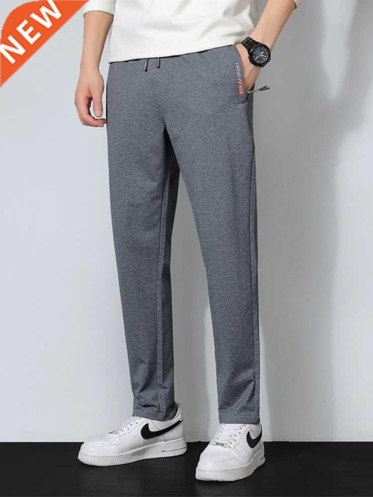 Spring Summer Black Grey Sweatpants Men Joggers Sportswear T