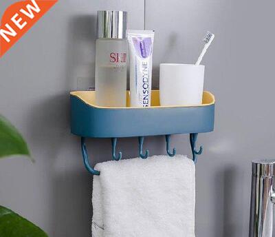 1PC Bathroom Shelf Bathroom Aesive Storage Rack Kitchen