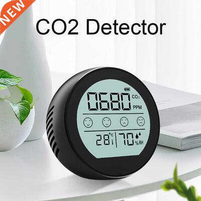 LCD Digital NDIR CO2 Meter Carbon Dioxide Meter Humidity Tem