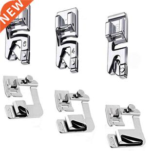 Sewing Shank Adjustable Hemmer Foot 6Pcs Snap Low for
