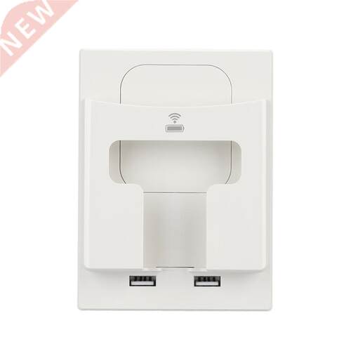 Wall Socket Electric Qi Wireless Charger 5W Dual USB Port Mo