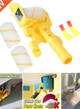 6Pcs Paint Edger Roller Brush Tools Portable Clean-Cut Brush