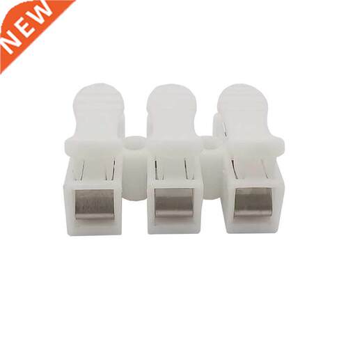 5-30Pcs CH3 3 Pin Electrical Wire Connectors Push in Spring