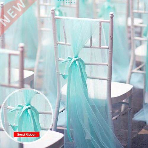 Chair Sashes Yarn Bow Cover 1.5*2M Chairs Knot Sash Chair