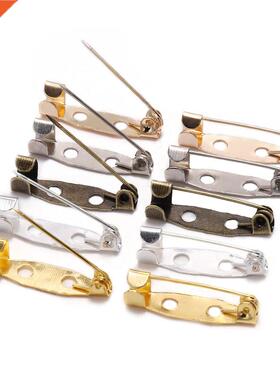50pcs/lot 15 20 25 30 35 mm Brooch Clip Base Pins Safety Pin