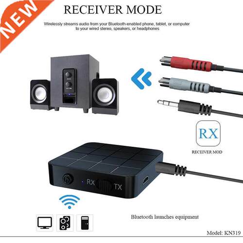 Bluetooth 5.0 Audio Receiver Transmitter 2 IN 1 .5mm AUX Ja
