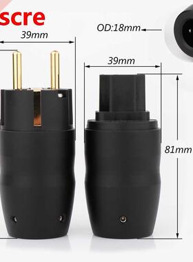 Preffair P091 lack aluminium 24K Gold plated/Rhodium Plated