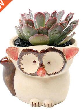 Ceramc Flowerpot Plant Vase Contaner Offce Decorated