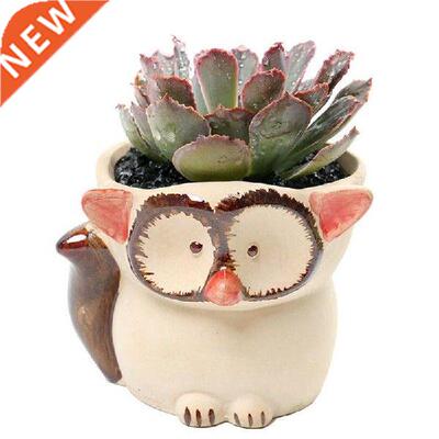 Ceramc Flowerpot Plant Vase Contaner Offce Decorated