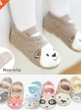 New Baby Shoes Socks Boy Girl Booties Winter Warm Animal Fac