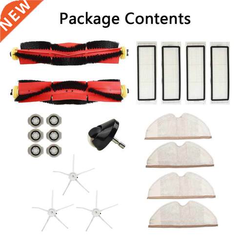 20Pcs/Set Detachable Roller Brushes Filters Mop Cloths Water