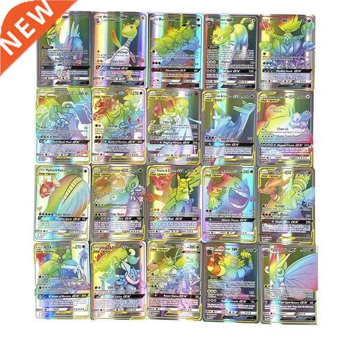 New Pokemon Cards English Rainbow Card TAG TEAM GX EX MEGA S