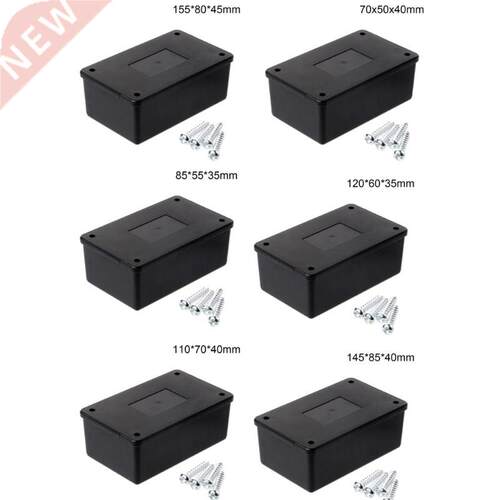 Dustproof Electrical Junction Box Black Waterproof Plastic E