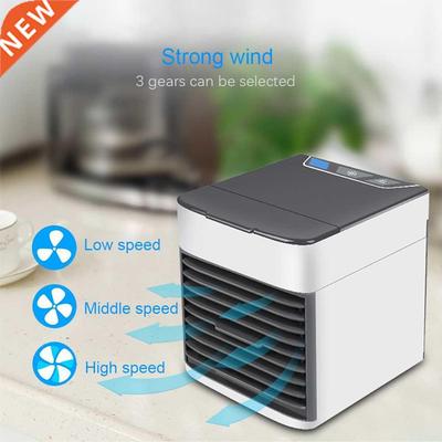 Mini Air Conditioner Air Cooler Fan 7 Colors Light USB Porta