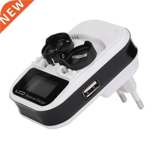 3.6V LCD EU Plug Button Battery Charger Recharging for LIR20