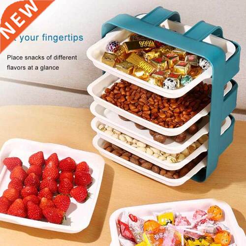 Kitchen Multi-layer Drawer Type Side Dish Hol Rack Dried