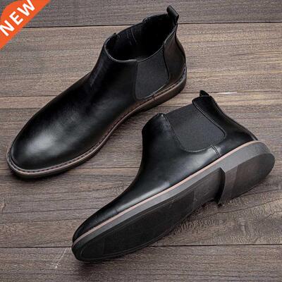 Size 40-46 Boots for men fashion Men's Chelsea boots Wootte