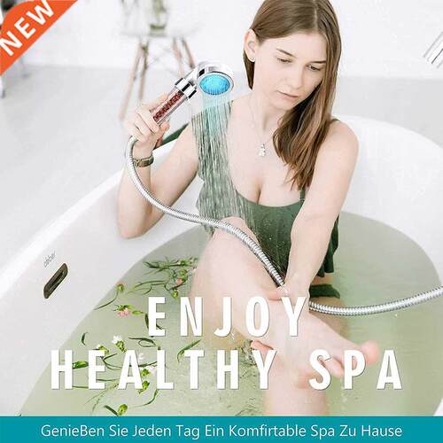 RecabLeght Shower Head 20mm LED 3 Color Changing Automatic