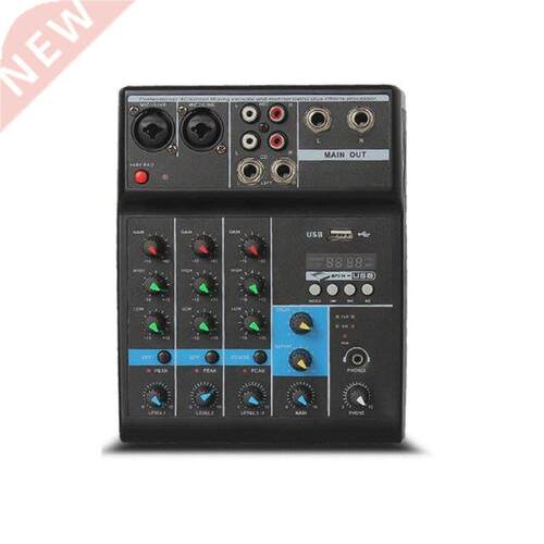 A4 Sound Mixing Console Bluetooth-compatible USB Record Comp