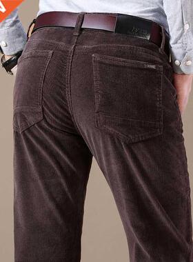 Autumn and Winter Men	s Corduroy Casual Pants Busines